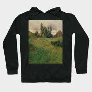 Dogs Running in a Meadow by Paul Gauguin Hoodie